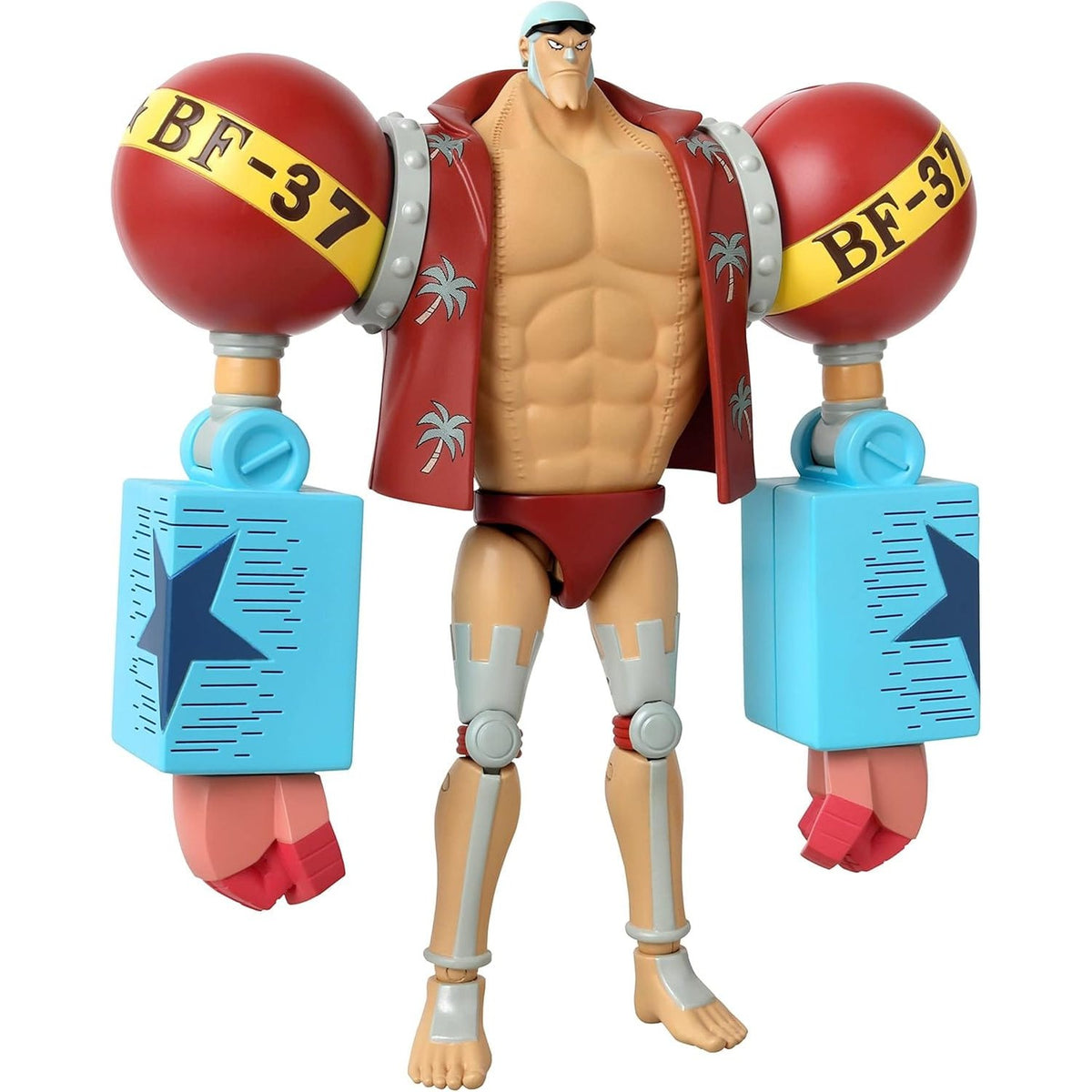 One Piece Anime Heroes 17cm Articulated Action Figure - Franky 3296580369386