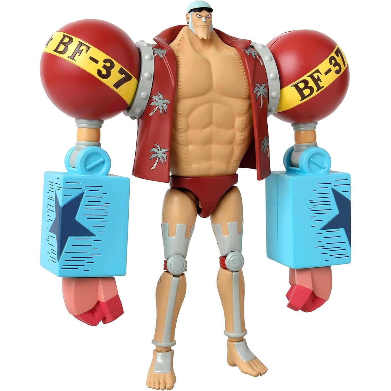 One Piece Anime Heroes 17cm Articulated Action Figure - Franky 3296580369386