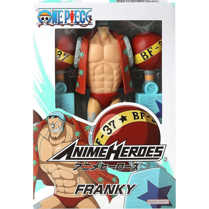 One Piece Anime Heroes 17cm Articulated Action Figure - Franky 3296580369386
