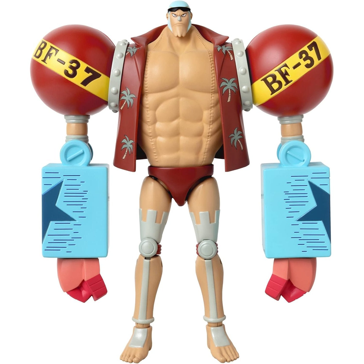 One Piece Anime Heroes 17cm Articulated Action Figure - Franky 3296580369386