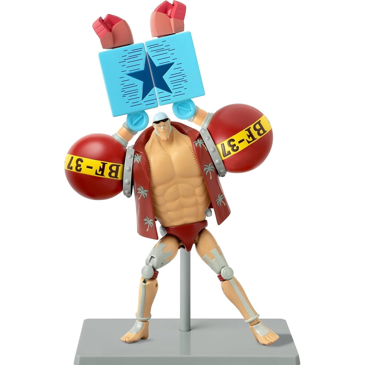 One Piece Anime Heroes 17cm Articulated Action Figure - Franky 3296580369386