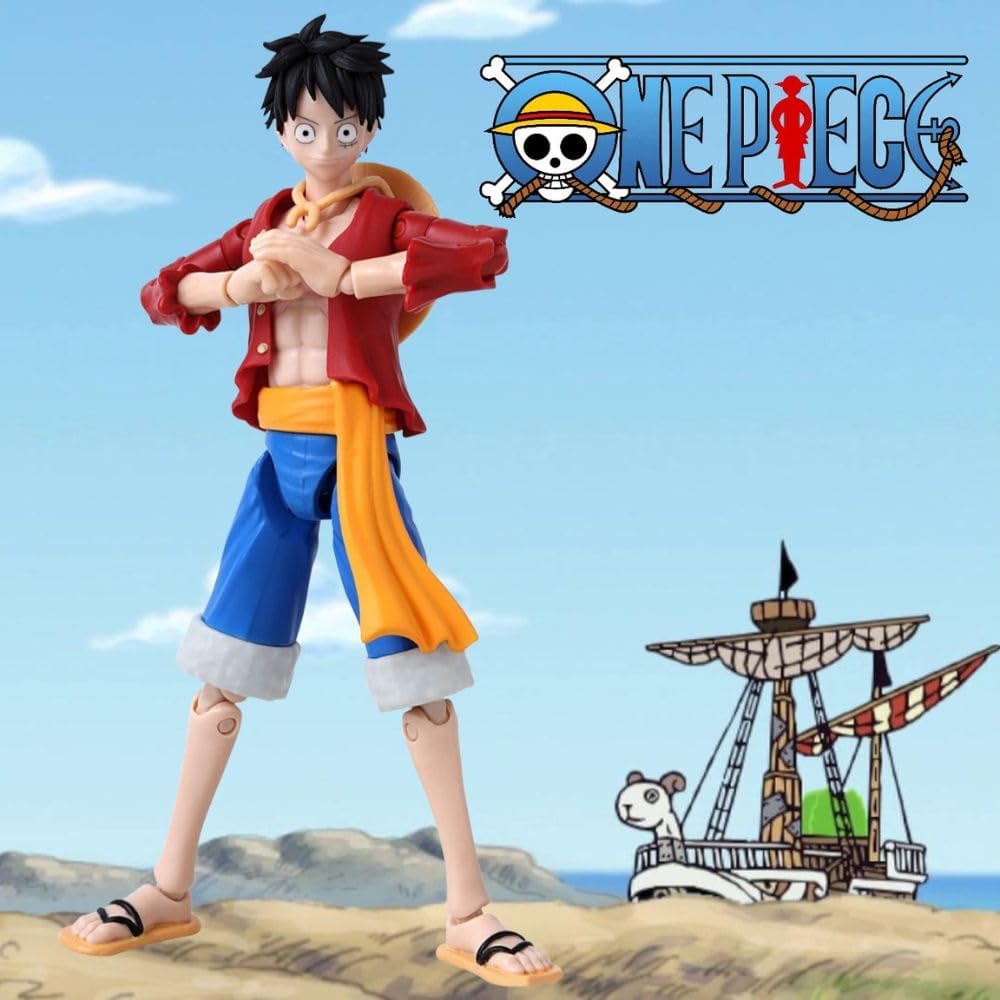One Piece Anime Heroes 17cm Articulated Action Figure - Monkey D. Luffy 3296580370085