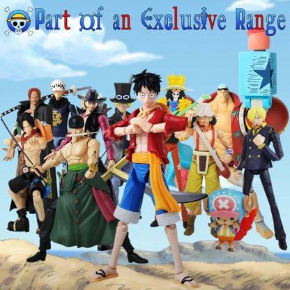 One Piece Anime Heroes 17cm Articulated Action Figure - Monkey D. Luffy 3296580370085