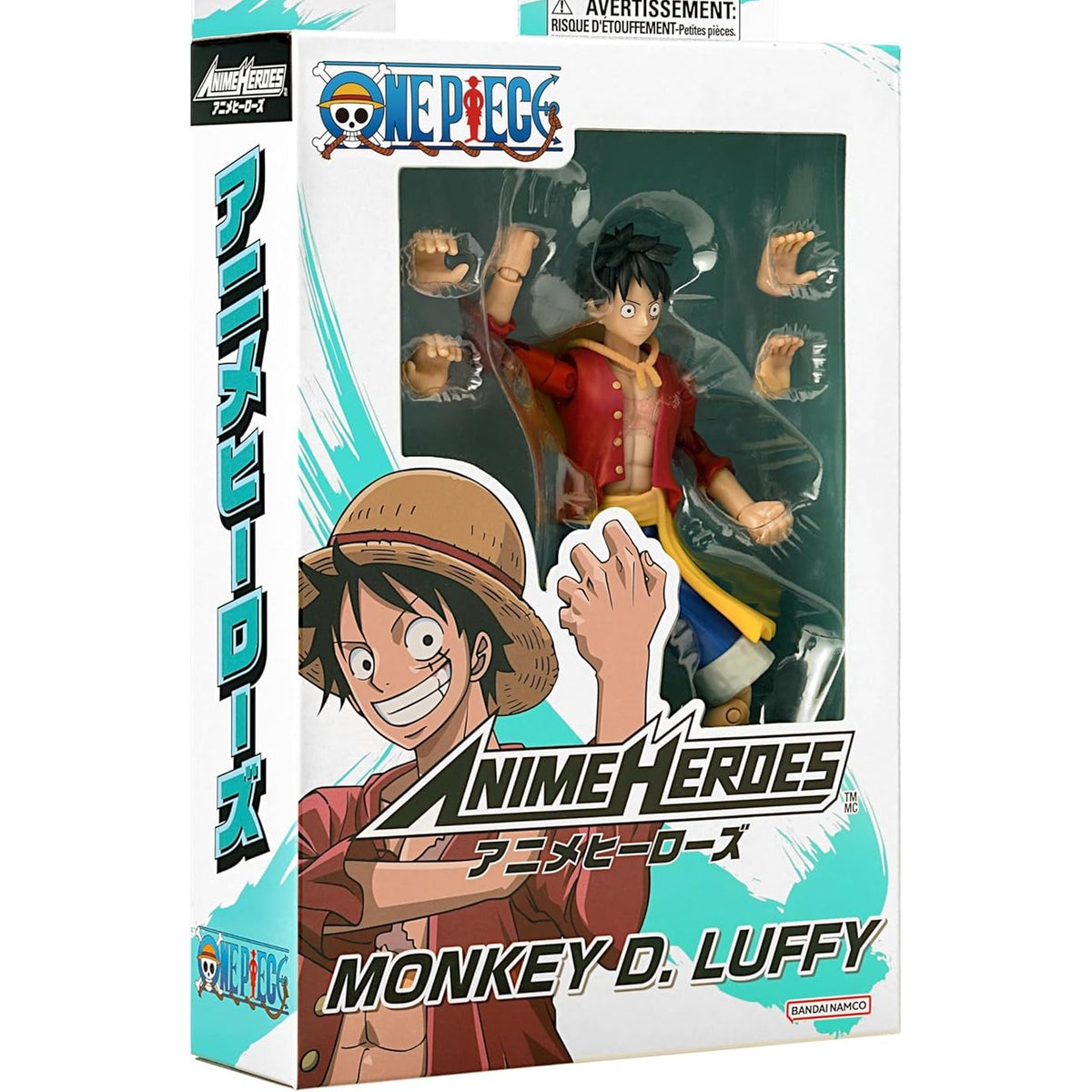 One Piece Anime Heroes 17cm Articulated Action Figure - Monkey D. Luffy 3296580370085