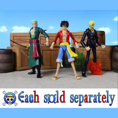 One Piece Anime Heroes 17cm Articulated Action Figure - Monkey D. Luffy 3296580370085