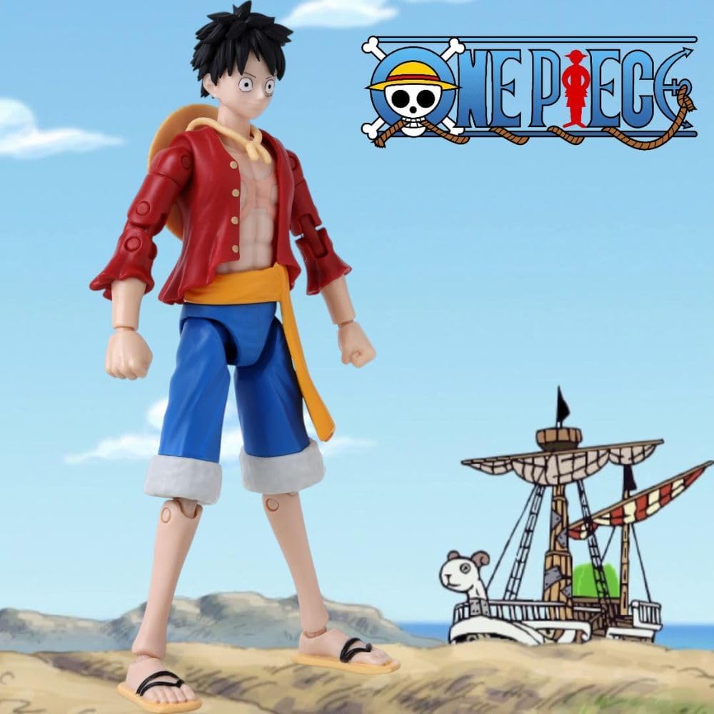 One Piece Anime Heroes 17cm Articulated Action Figure - Monkey D. Luffy 3296580370085