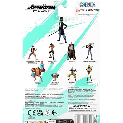 One Piece Anime Heroes 17cm Articulated Action Figure - Sabo 3296580370092