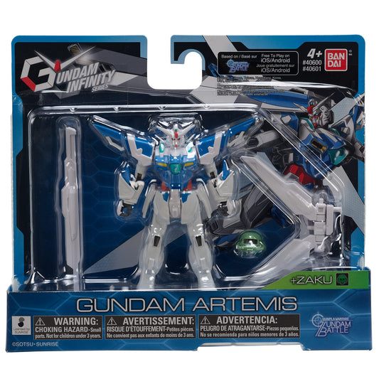 Gundam Infinity Artemis 4.5 Inch Action Figure by Bandai 3296580406012