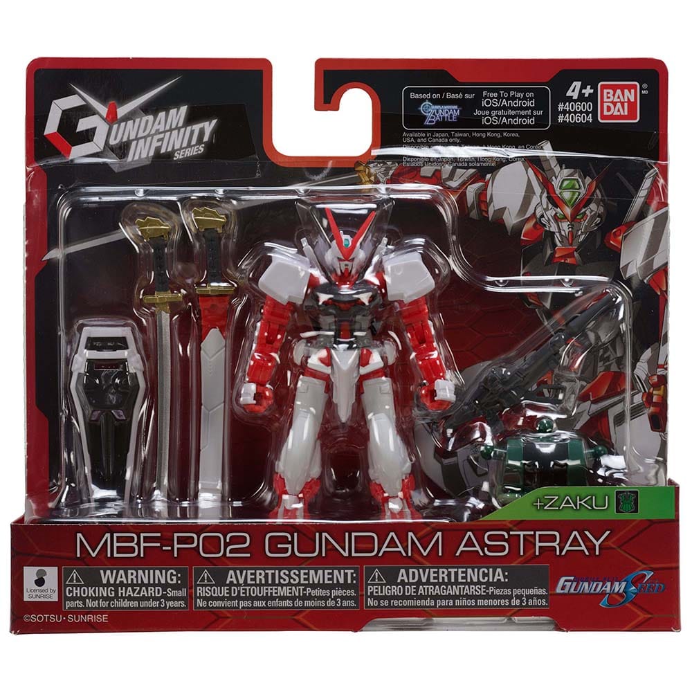 Gundam Infinity Astray Red 4.5-Inch Articulated Figure 3296580406043