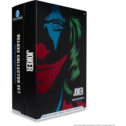 Joker Movie Deluxe Collector Set DC Multiverse Figure 0787926173338