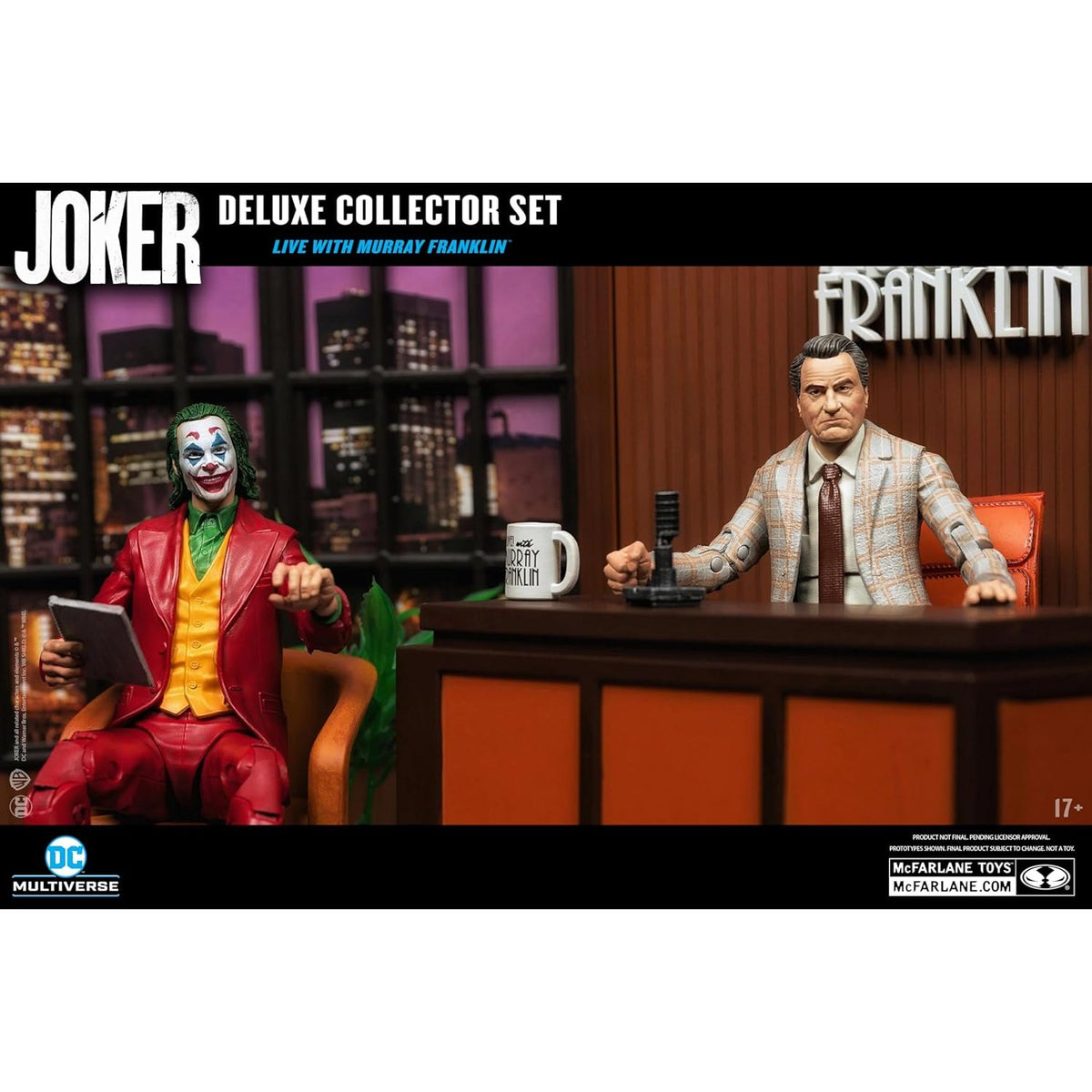 Joker Movie Deluxe Collector Set DC Multiverse Figure 0787926173338