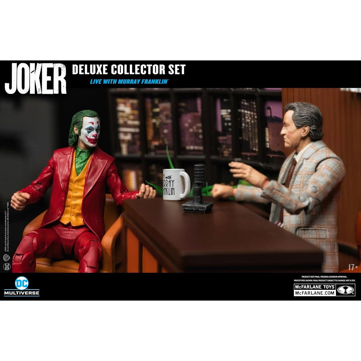 Joker Movie Deluxe Collector Set DC Multiverse Figure 0787926173338