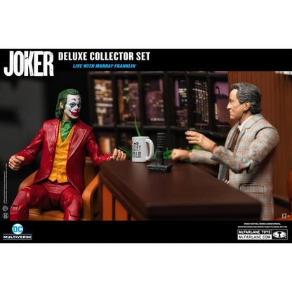 Joker Movie Deluxe Collector Set DC Multiverse Figure 0787926173338