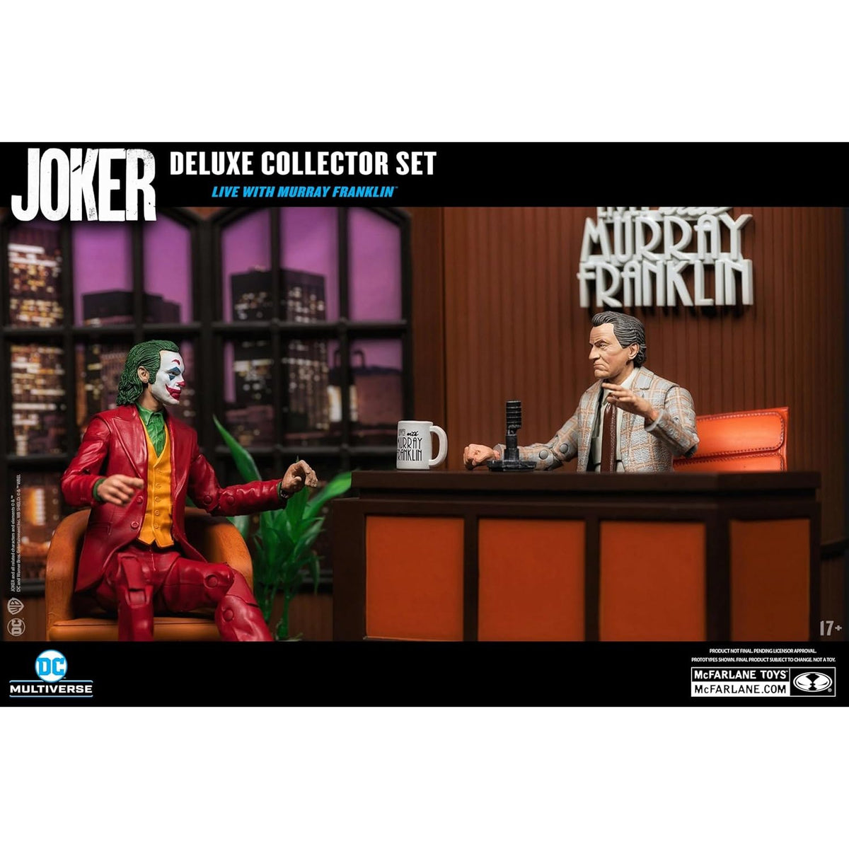 Joker Movie Deluxe Collector Set DC Multiverse Figure 0787926173338