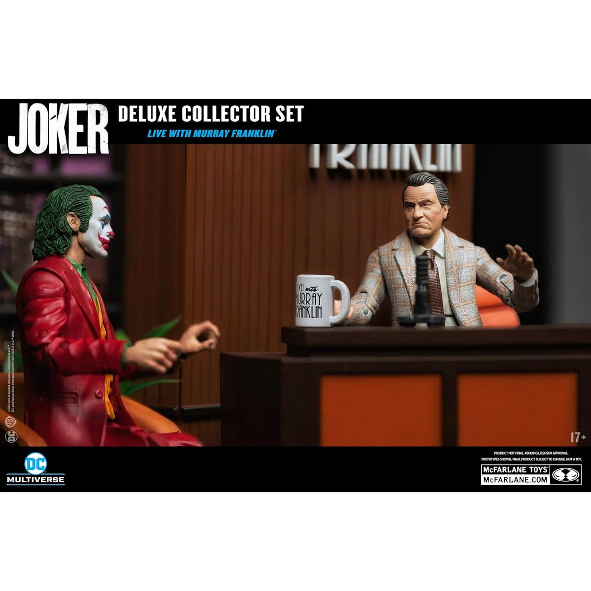 Joker Movie Deluxe Collector Set DC Multiverse Figure 0787926173338