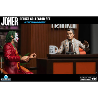 Joker Movie Deluxe Collector Set DC Multiverse Figure 0787926173338