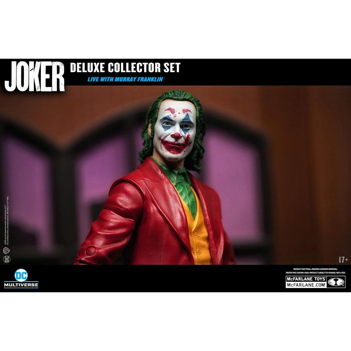 Joker Movie Deluxe Collector Set DC Multiverse Figure 0787926173338
