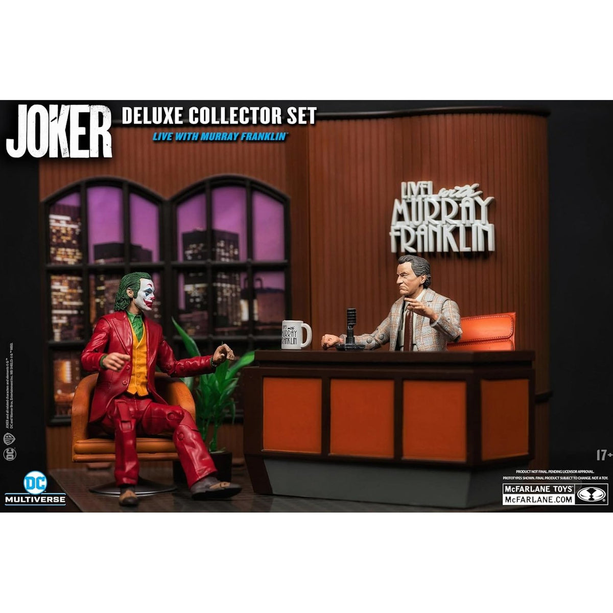 Joker Movie Deluxe Collector Set DC Multiverse Figure 0787926173338