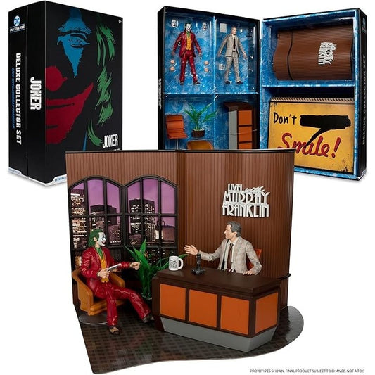 Joker Movie Deluxe Collector Set DC Multiverse Figure 0787926173338