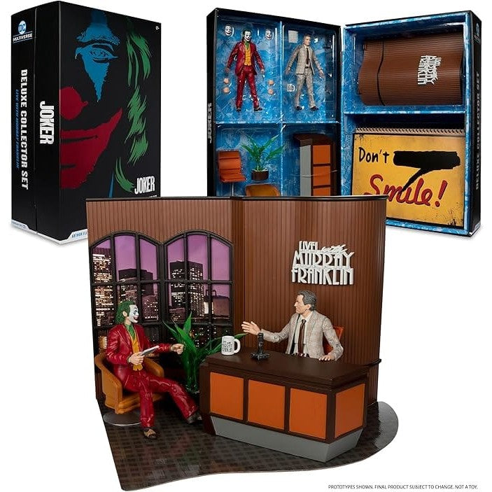 Joker Movie Deluxe Collector Set DC Multiverse Figure 0787926173338