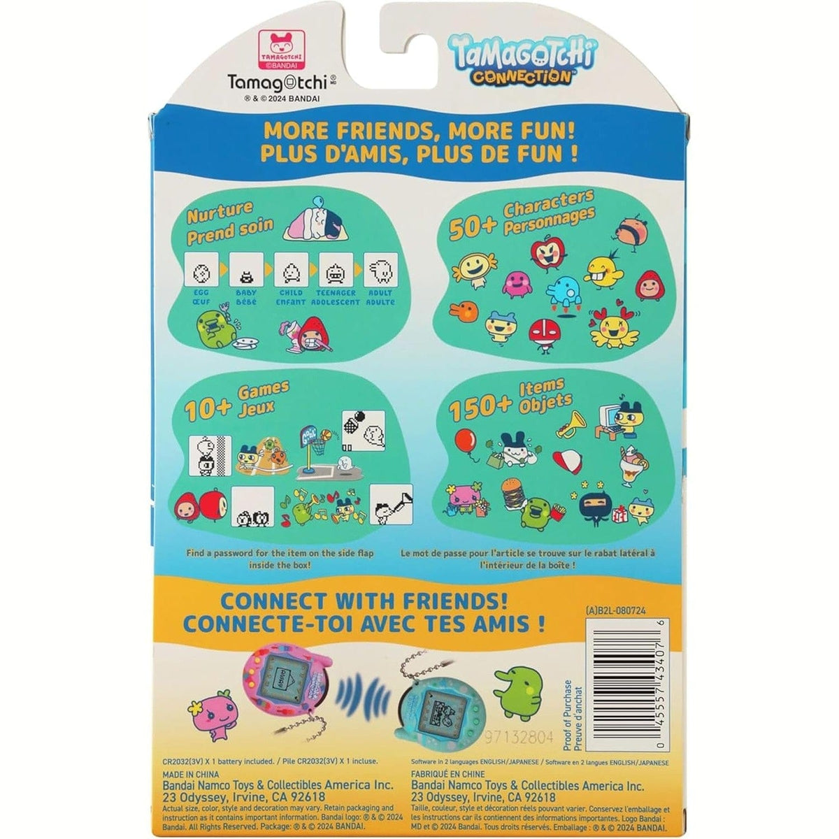 Tamagotchi Connection Digital Pet Neon Stars Shell Virtual Pet 329658043077