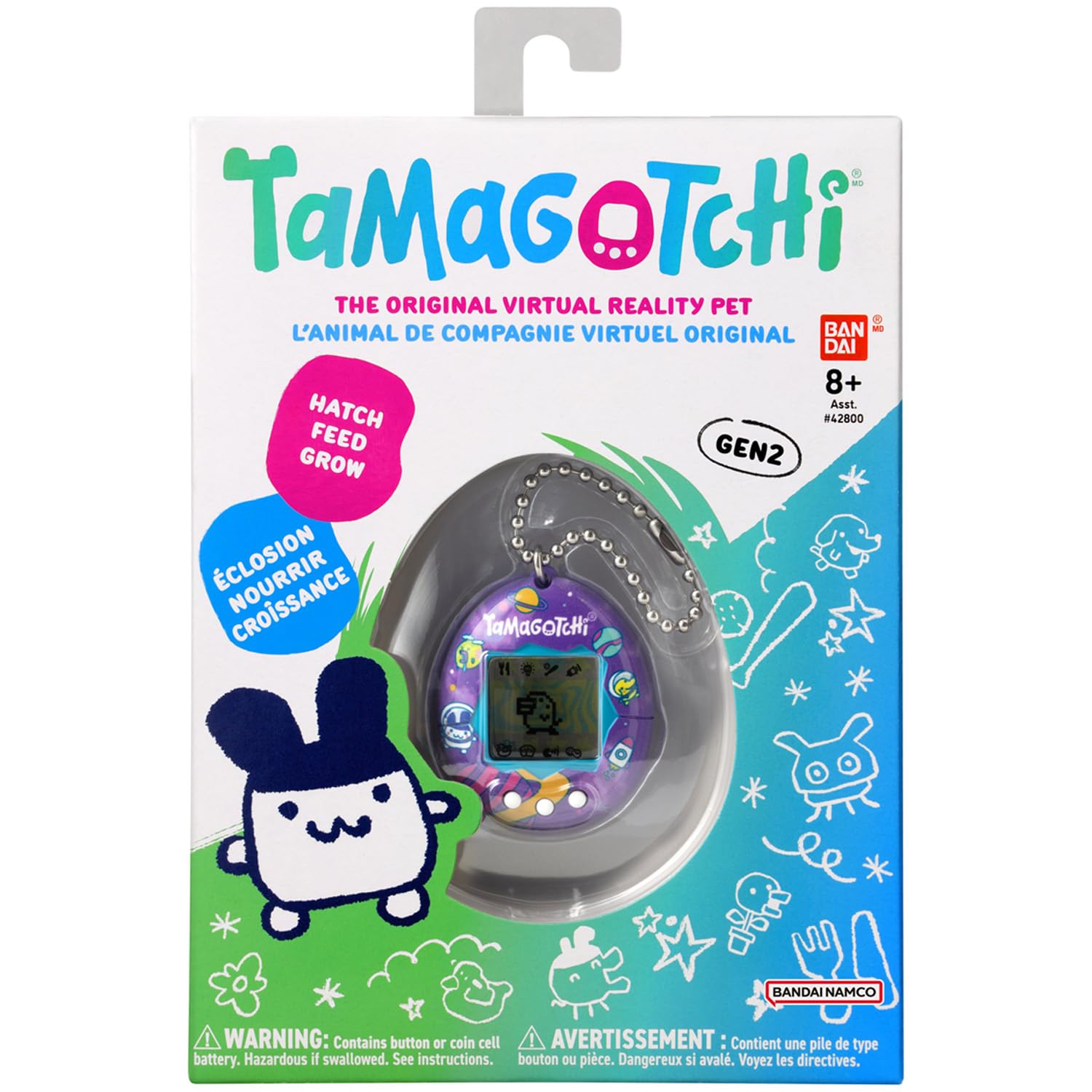 Tamagotchi Original Tama Universe Shell: Classic Virtual Pet Toy 3296580429561