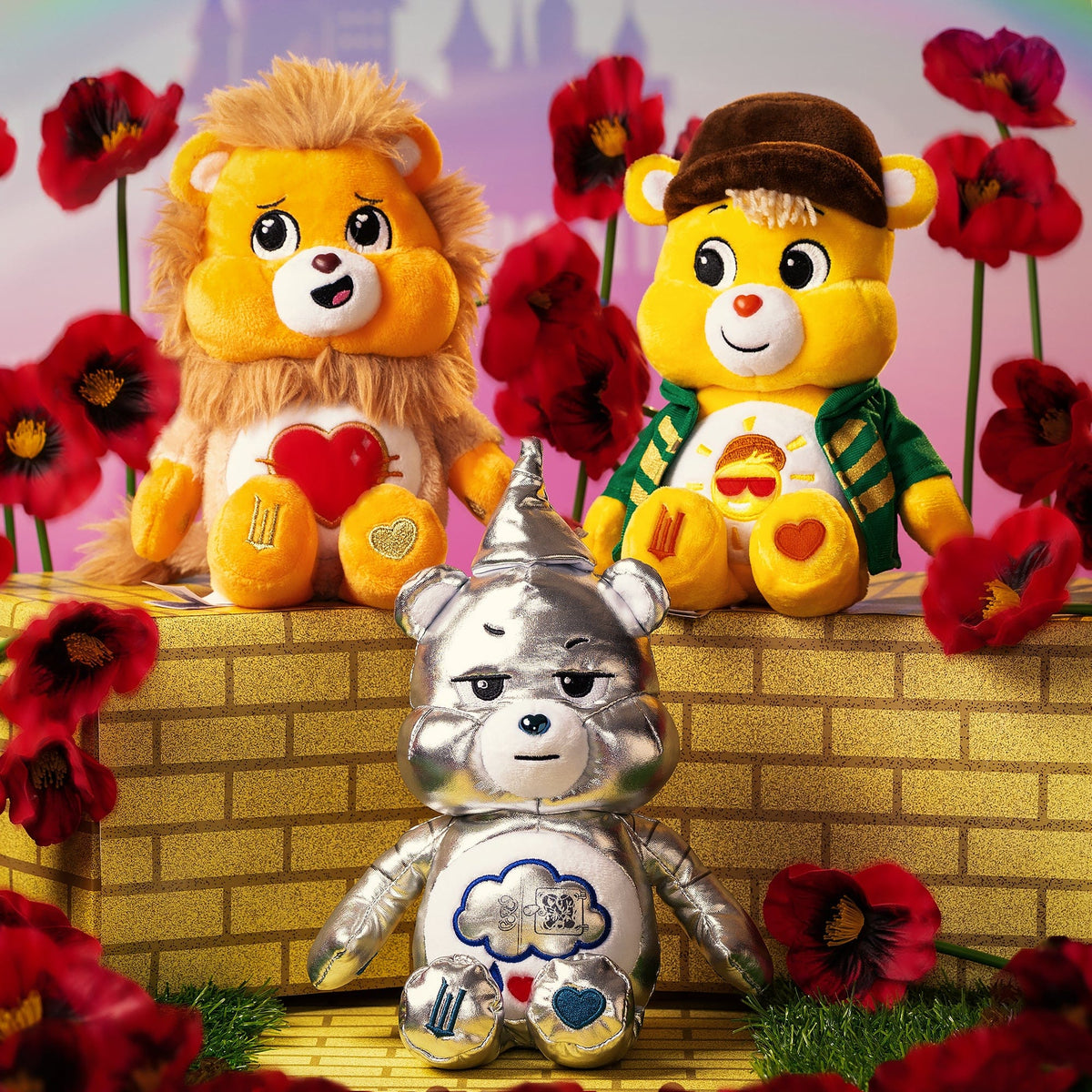 Care Bear 9" Soft Plush Toy - Wicked - Funshine Bear as the Scarecrow 0885561230857