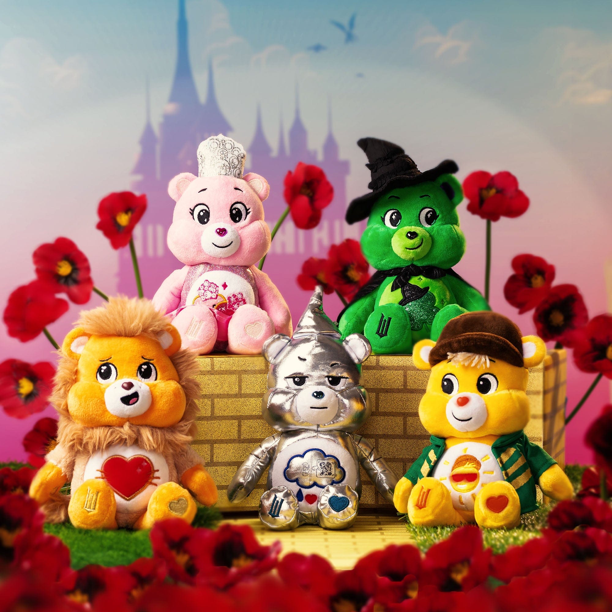 Care Bear 9" Soft Plush Toy - Wicked - Funshine Bear as the Scarecrow 0885561230857