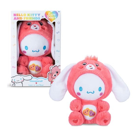 Care Bears 25cm - Cinnamoroll as Love-A-Lot Bear