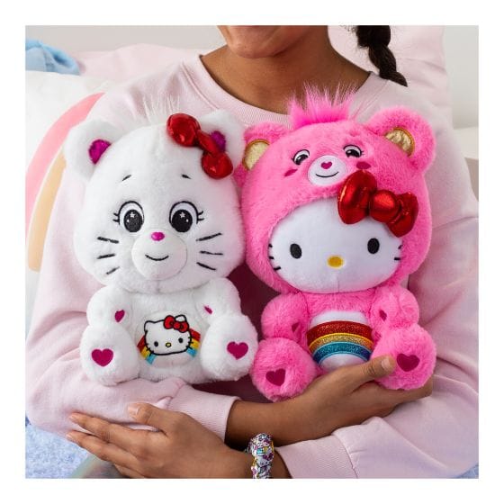 Care Bears 25cm - Hello Kitty 2 Pack