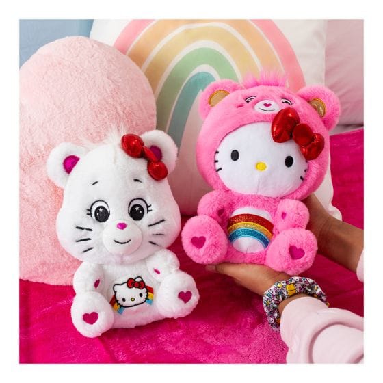 Care Bears 25cm - Hello Kitty 2 Pack
