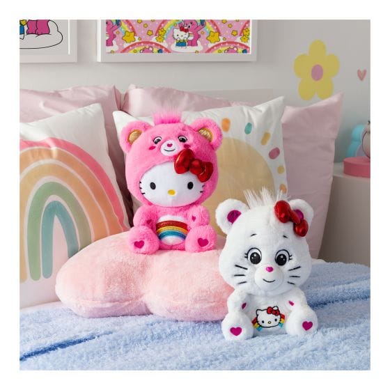 Care Bears 25cm - Hello Kitty 2 Pack