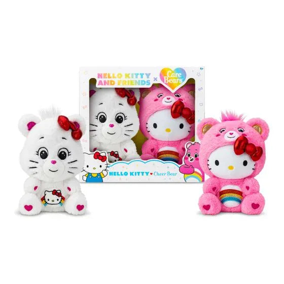 Care Bears 25cm - Hello Kitty 2 Pack