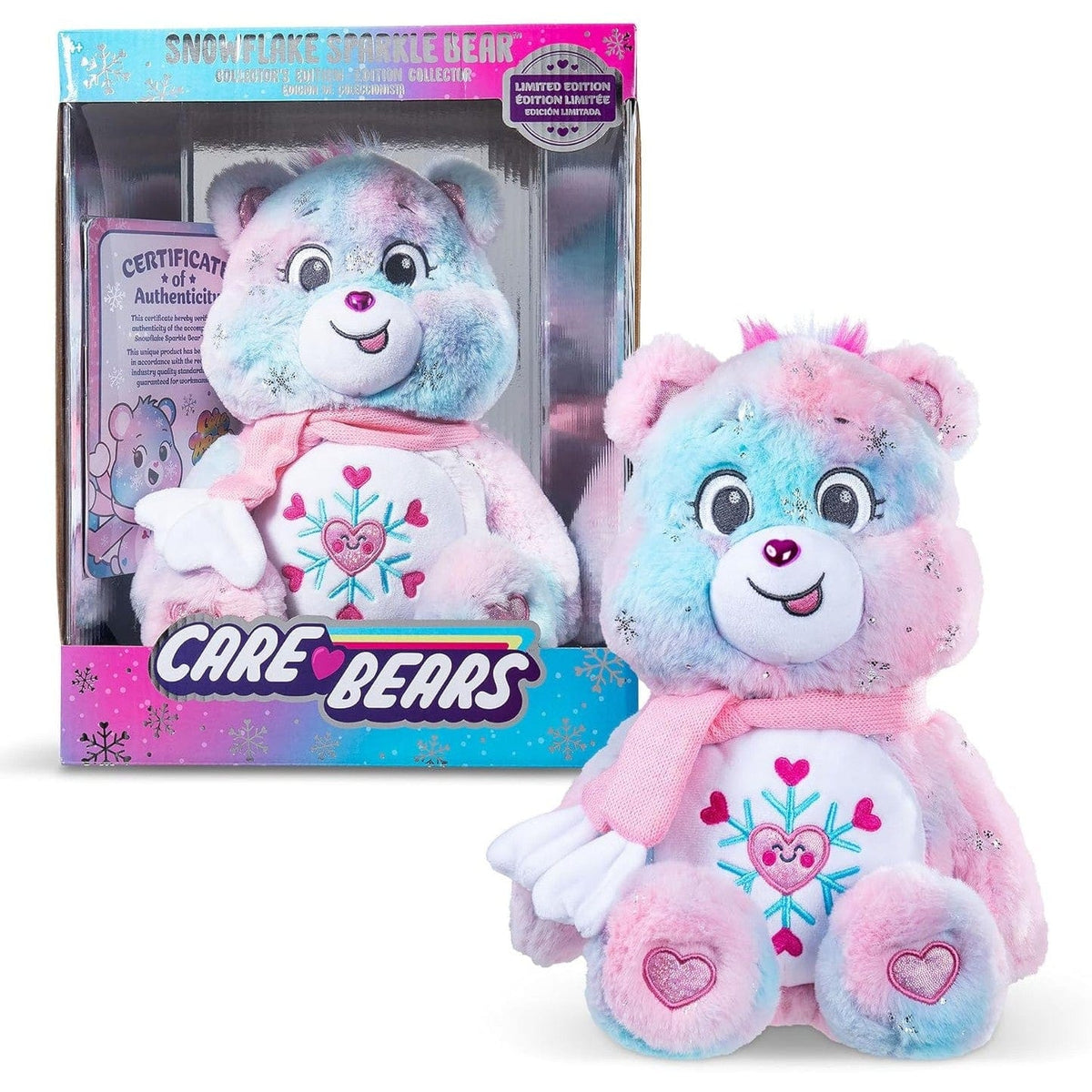 Care Bears Collector Edition – Snowflake Sparkle Bear 35cm 885561229943