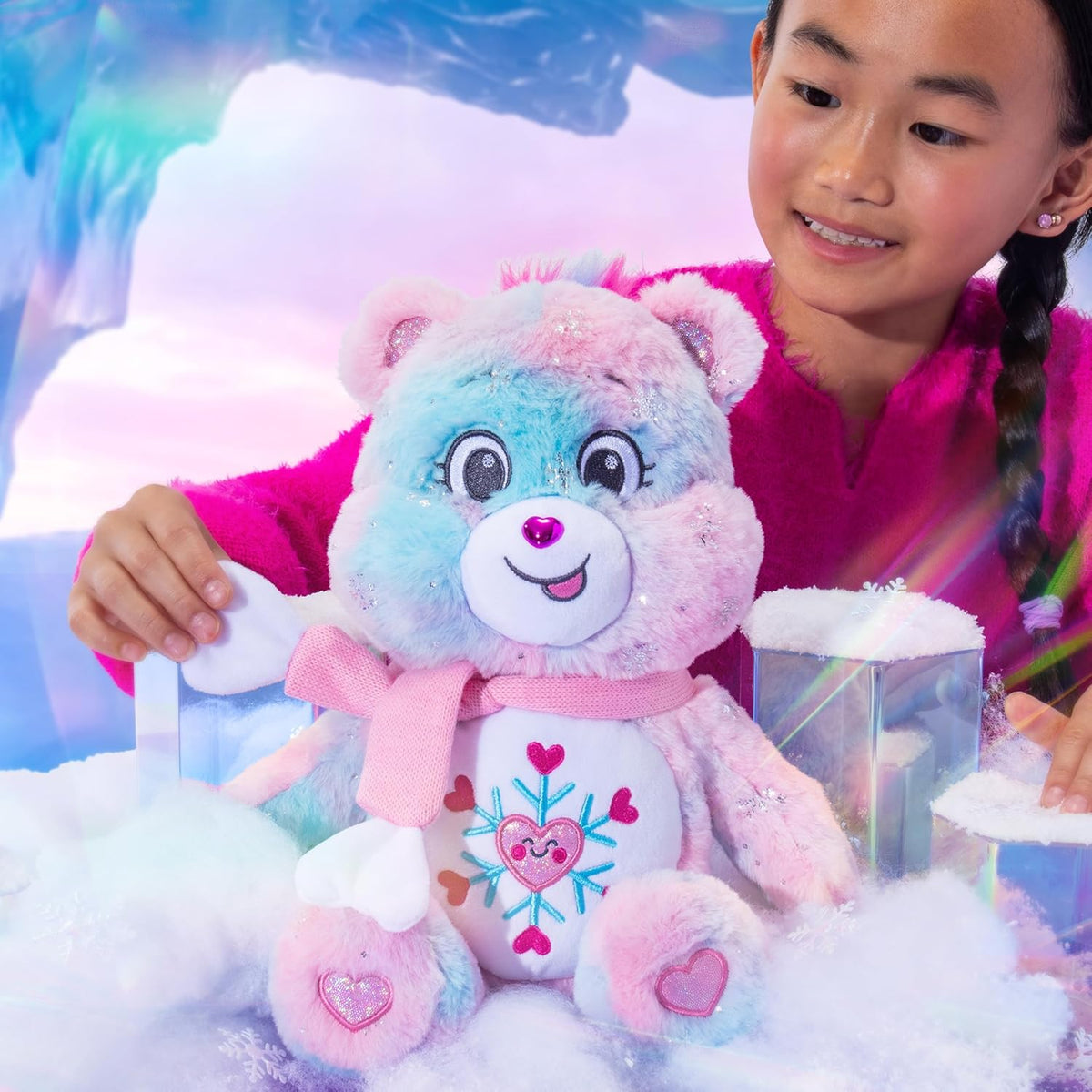 Care Bears Collector Edition – Snowflake Sparkle Bear 35cm 885561229943