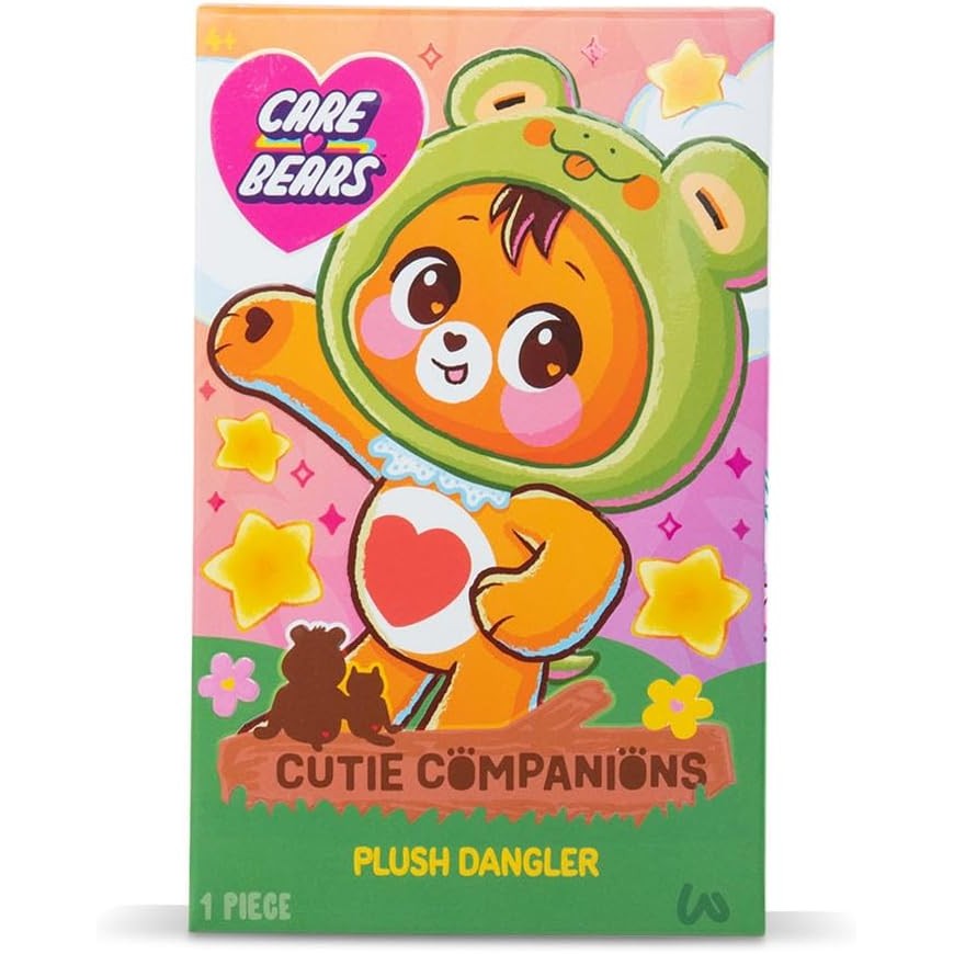 Care Bears Cutie Companions 15cm (6") Soft Plush Toy (Mystery Box 1 Selected at Random) 885561232363