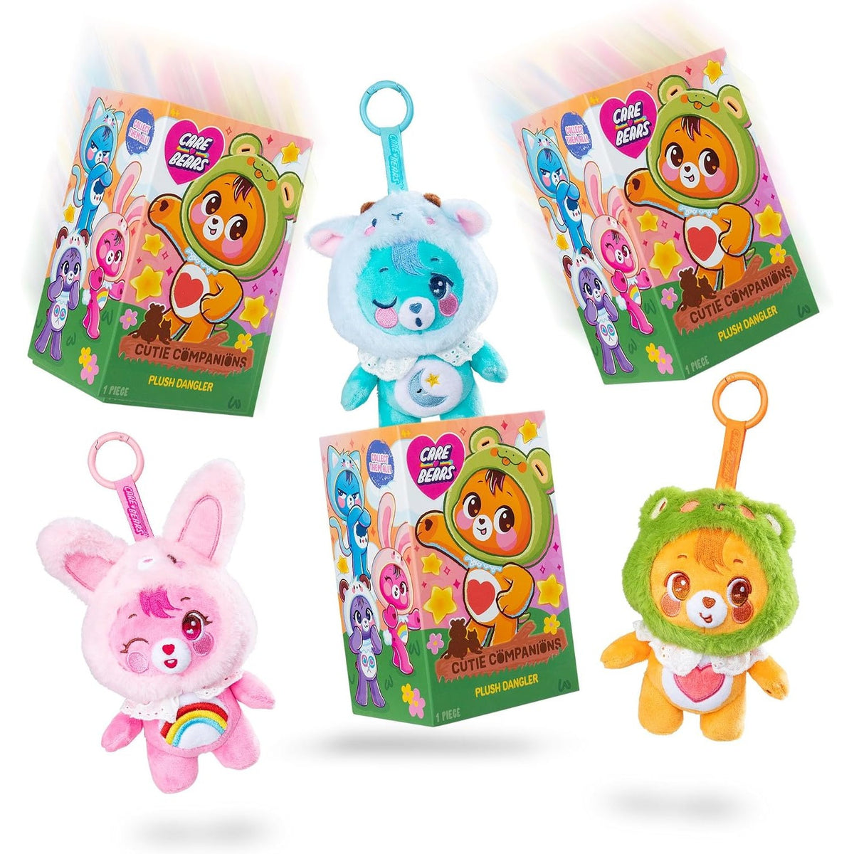 Care Bears Cutie Companions 15cm (6") Soft Plush Toy (Mystery Box 1 Selected at Random) 885561232363