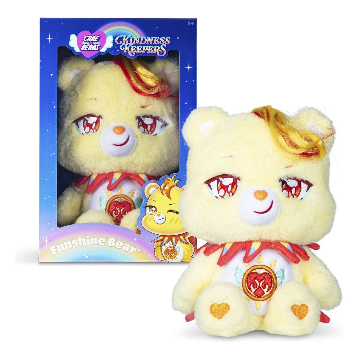 Care Bears Kindness Keepers Kawaii Theme 33cm Funshine Bear 885561229127