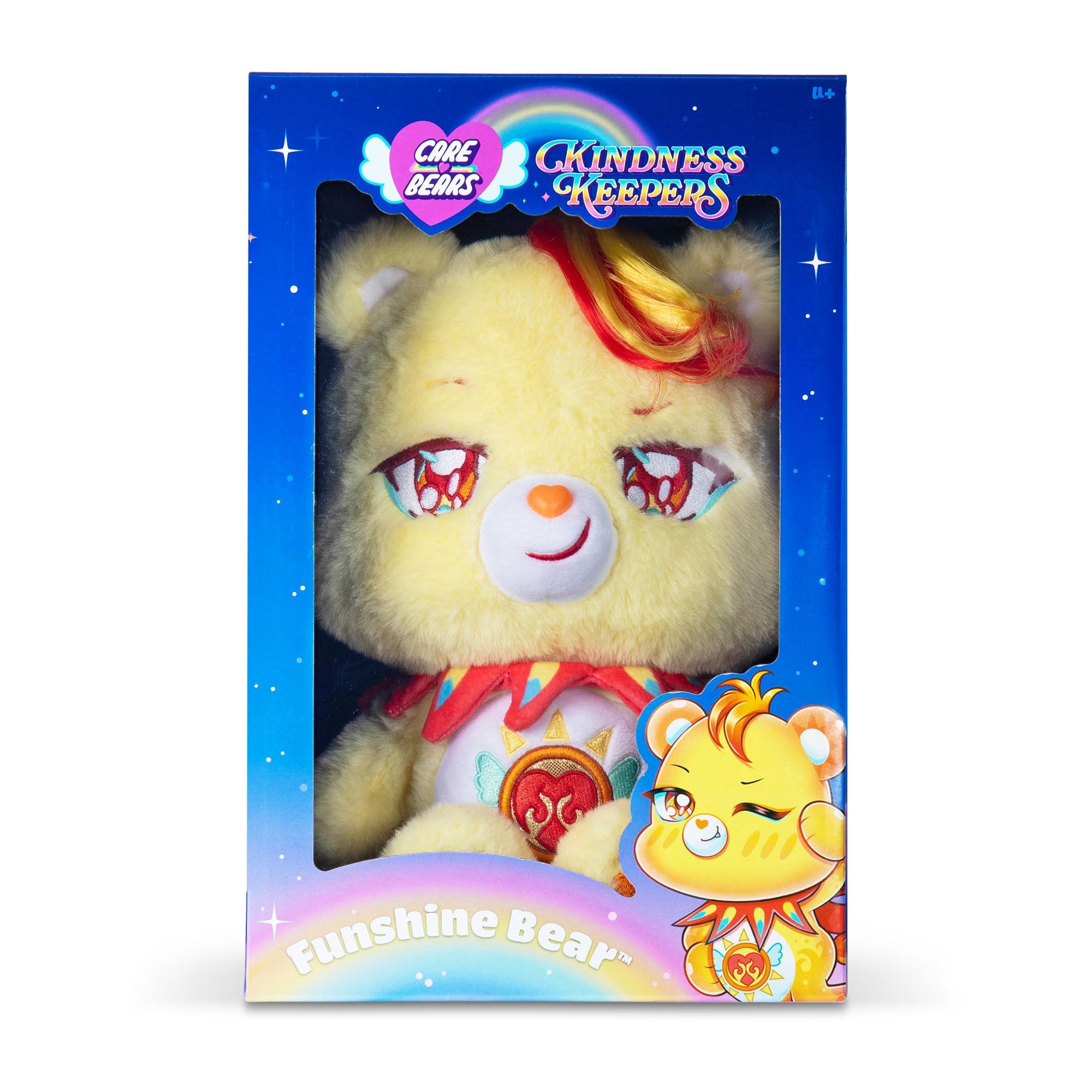 Care Bears Kindness Keepers Kawaii Theme 33cm Funshine Bear 885561229127
