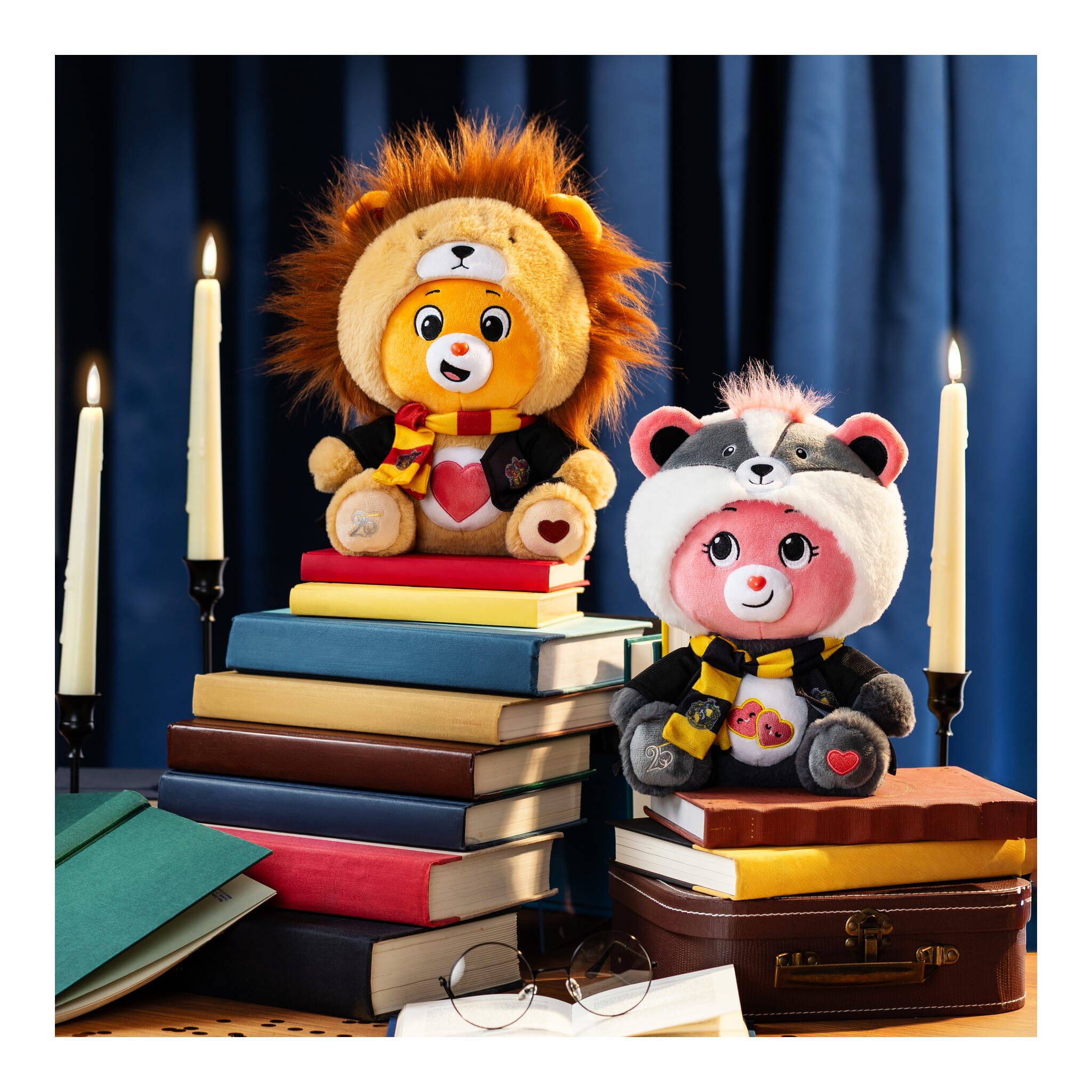 Care Bears x Harry Potter 30cm Plush 2-Pack – Gryffindor Tenderheart & Hufflepuff Love-A-Lot 885561230789