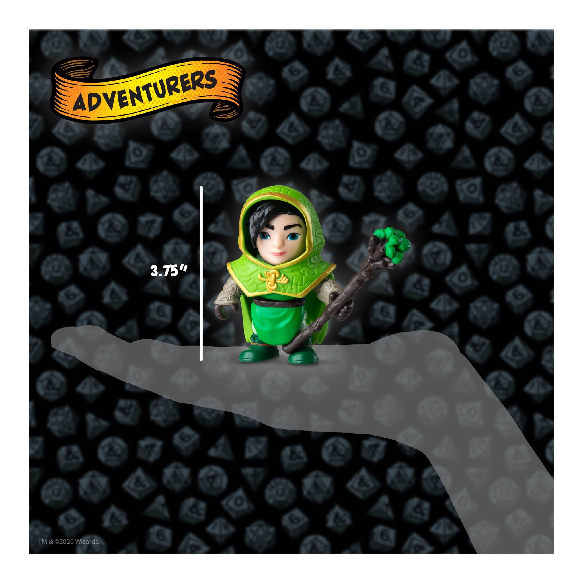 Dungeons & Dragons Questers Adventurer Characters Blind Pack 3.75-Inch Buildable Figure