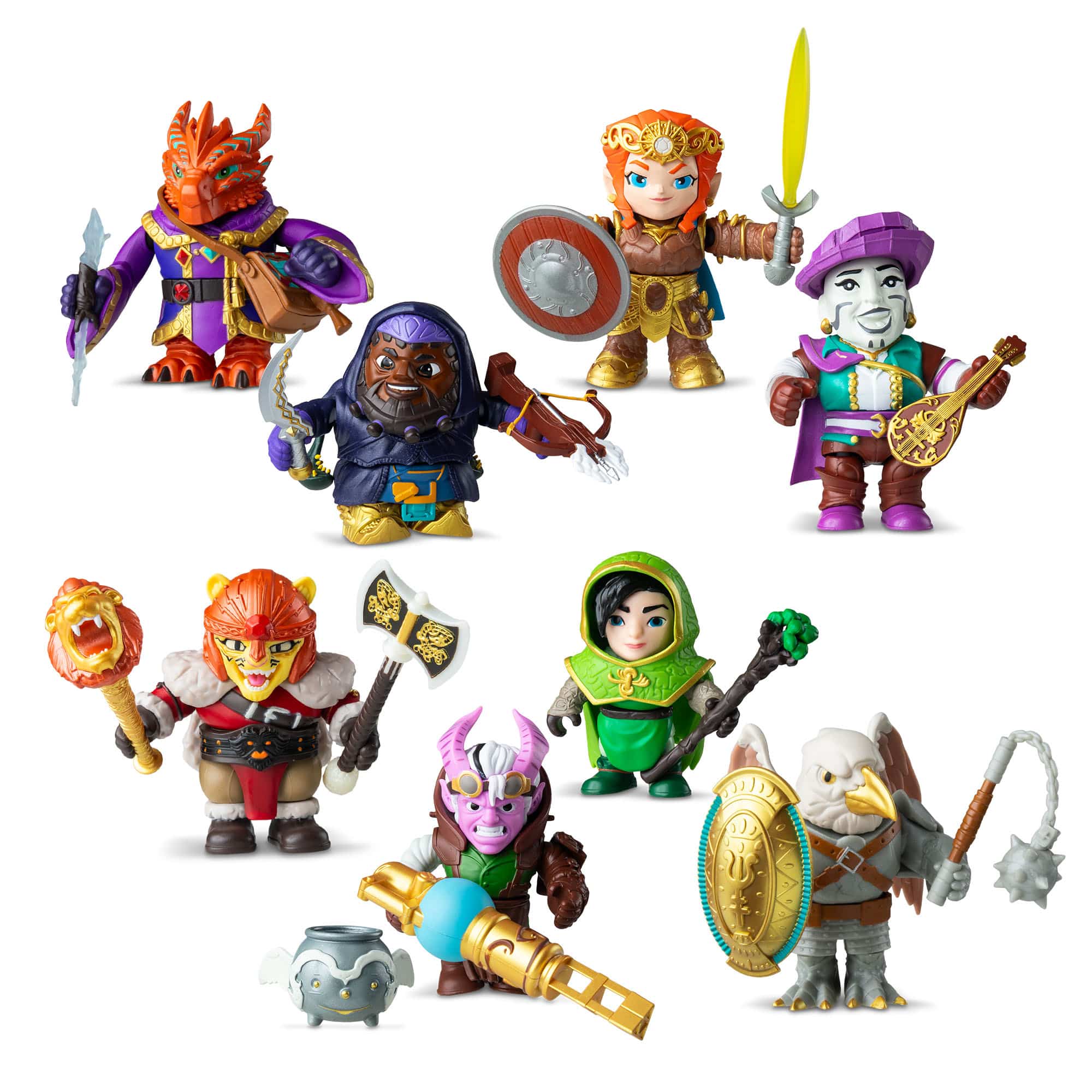 Dungeons & Dragons Questers Adventurer Characters Blind Pack 3.75-Inch Buildable Figure