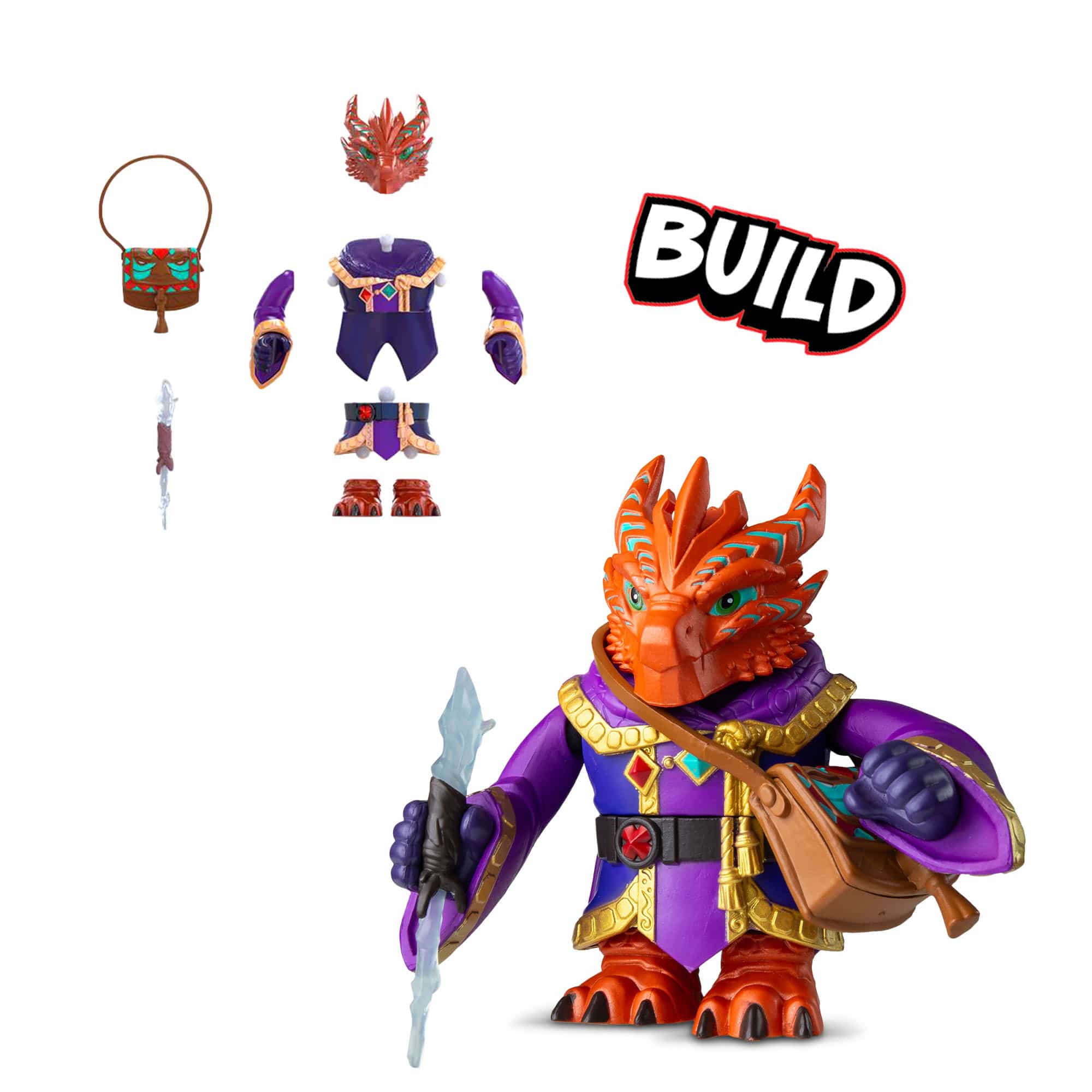 Dungeons & Dragons Questers Adventurer Characters Blind Pack 3.75-Inch Buildable Figure