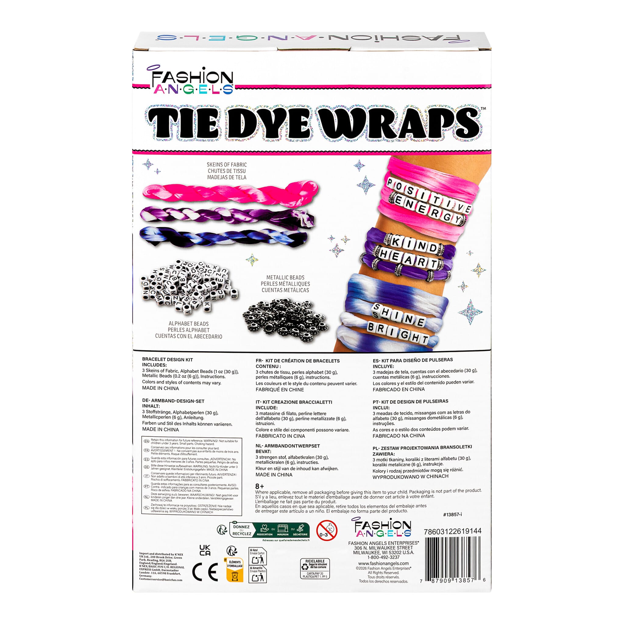 Fashion Angels Tie Dye Wraps Bracelet Design Kit