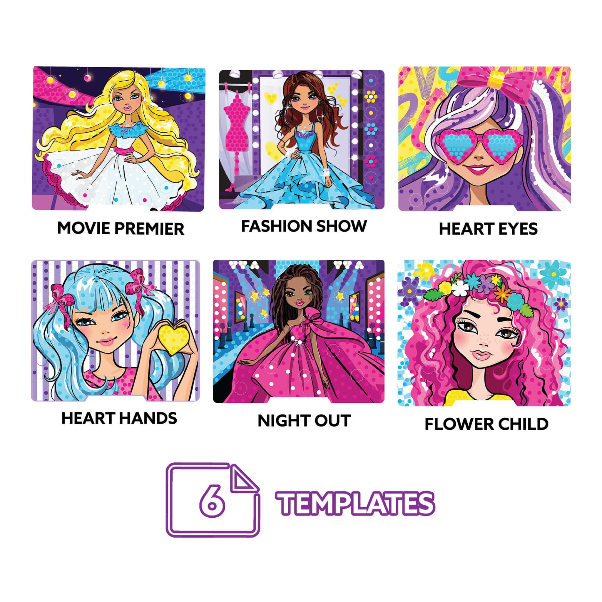 Lite Brite ColorPOP Fashion Glam Light-Up Art Set