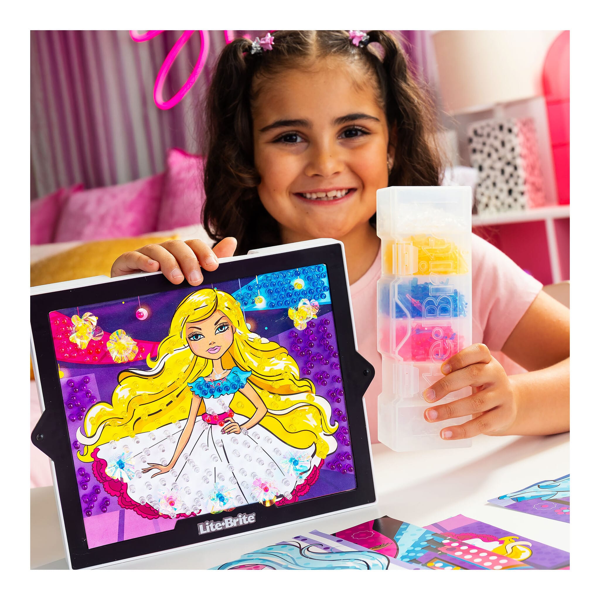 Lite Brite ColorPOP Fashion Glam Light-Up Art Set