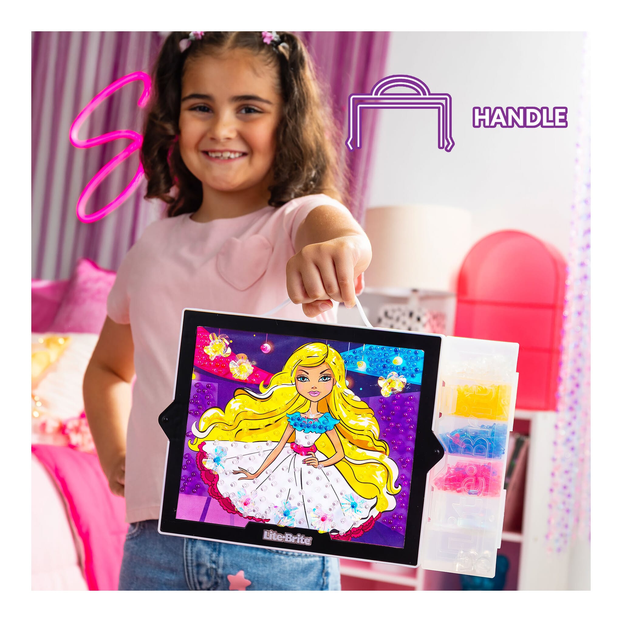 Lite Brite ColorPOP Fashion Glam Light-Up Art Set