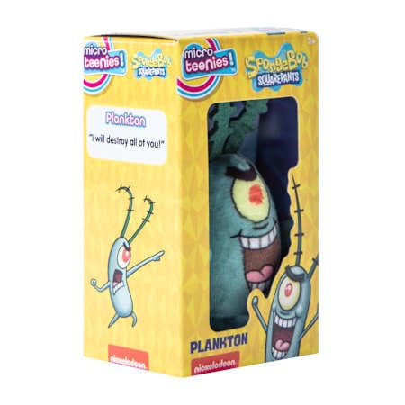 Micro Teenies 3-inch Plush Spongebob Squarepants - Plankton 885561003864