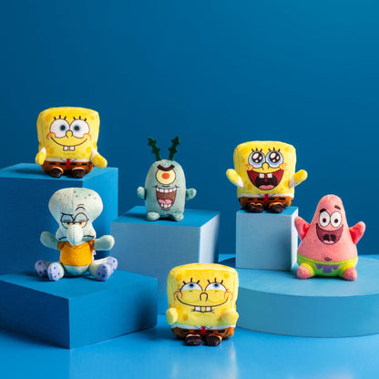 Micro Teenies 3-inch Plush Spongebob Squarepants -Silly Spongebob 885561003857