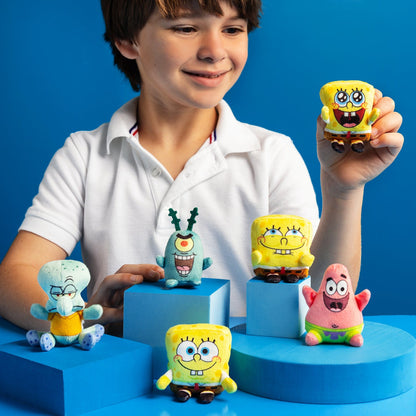Micro Teenies 3-inch Plush Spongebob Squarepants -Silly Spongebob 885561003857